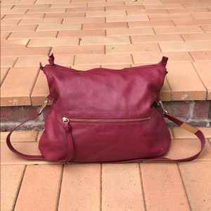 Foley + Corinna red Mid City tote